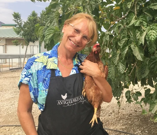 Rosa y Clotilda, gallinas de Gallinas con Flow