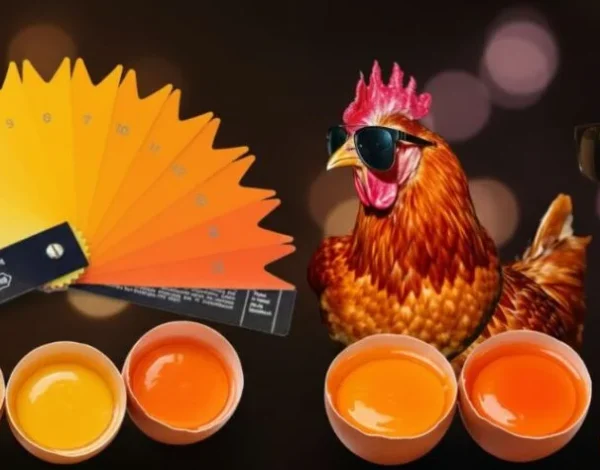 La yema naranja del huevo no es igual a la yema amarilla