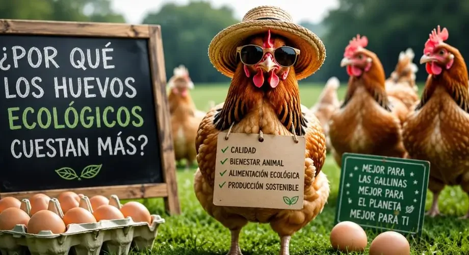 Por qué los huevos ecológicos cuestan más