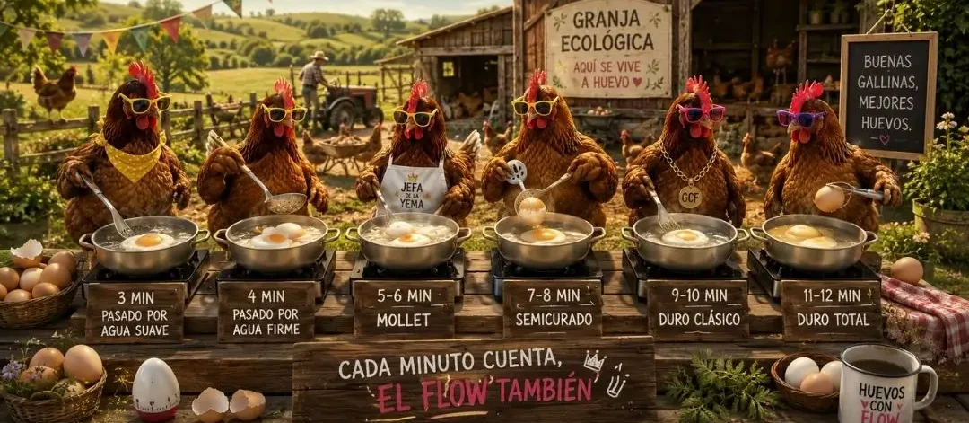 cuánto tiempo se tarda en cocer un huevo