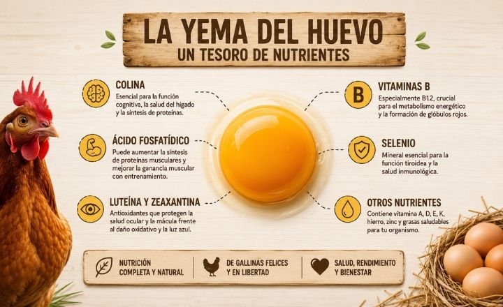 la yema del huevo tesoro de nutrientes