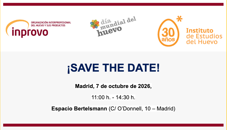 Celebración día mundial del huevo 2026 inscripción a los eventos en Madrid