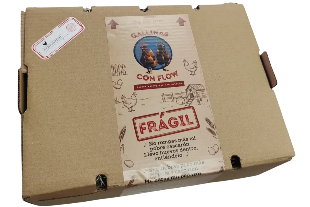 packaging manda huevos - Huevos ecológicos código 0 opción de suscripción para enviarlo a donde los necesites